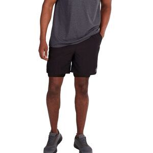 Raging Bull Unisex Adult Performance 2 in 1 Shorts / Black